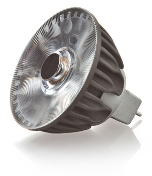 Soraa's GaN-on-GaN LED replacement for MR16 lamps Soraa’s “GaN-on-GaN” LED replacement